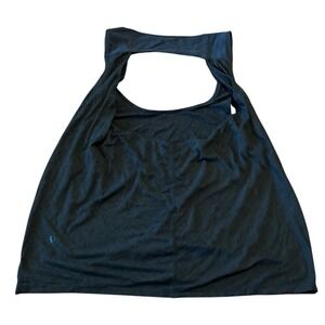 Lululemon Black Cutout Back Relaxed Fit Workout Tank Top Sleeveless